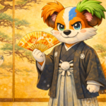 四国フロアボール連盟　新年の挨拶　マスコット